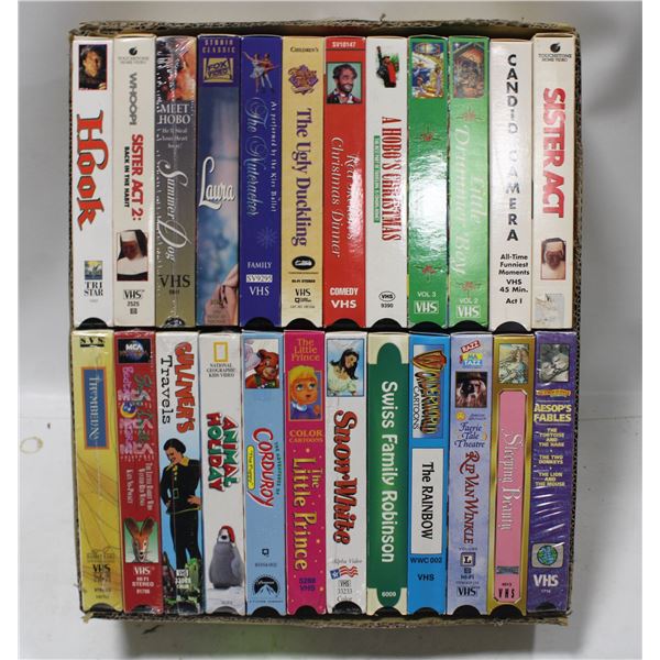 LOT OF VARIOUS VHS TAPES