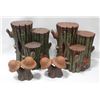 Image 1 : WOODEN FAIRY GARDEN CERAMIC DECOR