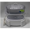 Image 1 : OSTER FOOD STEAMER WITH INSTRUCTIONS RECIPE BOOK