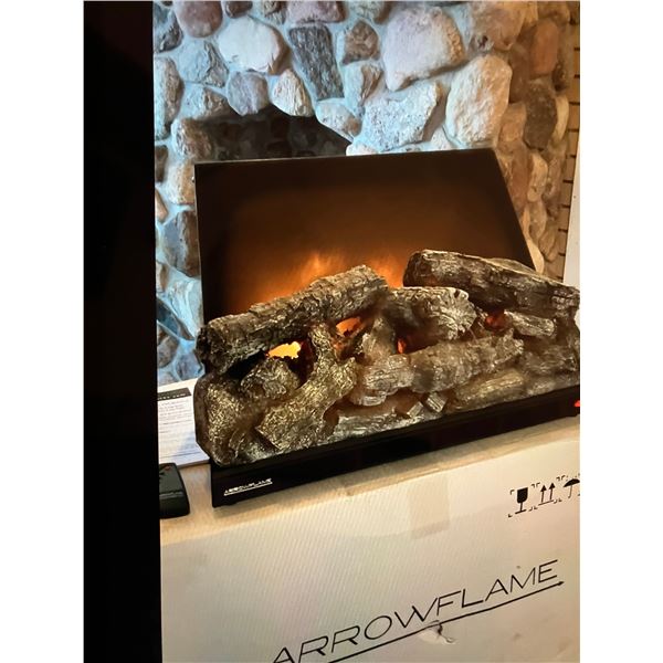 NEW IN BOX 24” ARROWFLAME ELECTRIC FIRELOG INSERT