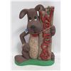 Image 1 : CERAMIC DOG WELCOME STATUE 16" TALL
