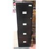 Image 1 : 4 DRAWER BLACK FILE CABINET