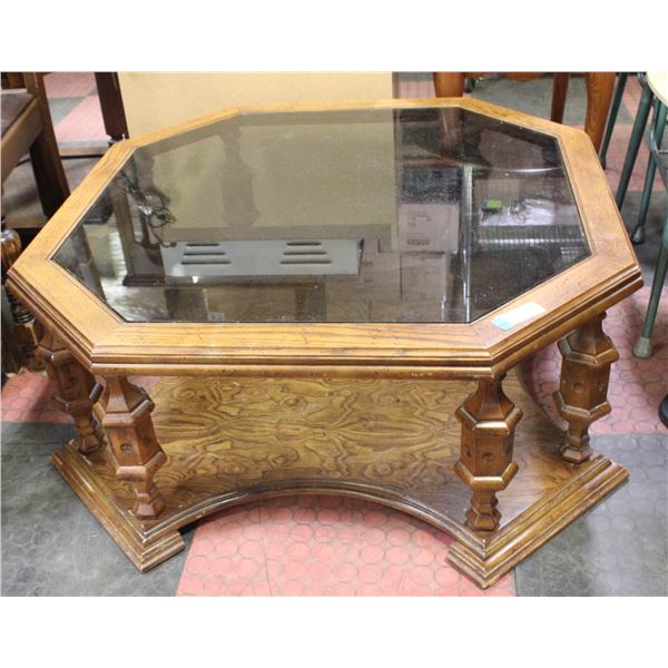 MATCHING COFFEE TABLE WITH THE GLASS