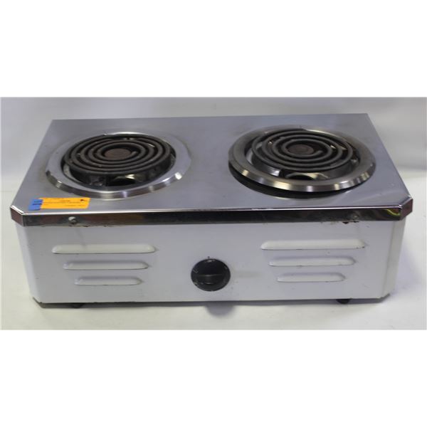 VINTAGE ELECTRIC 2 BURNER STOVE