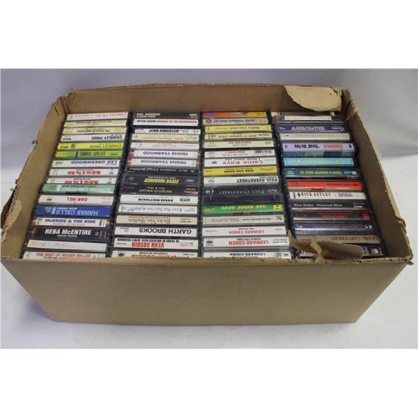 LOT OF VARIOUS CASSETTE TAPES