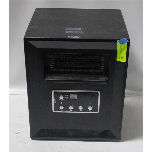 BLACK CABINET STYLE INFRARED HEATER