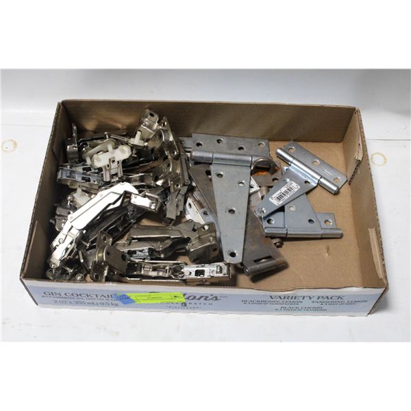 CABINET HINGES PLUS OTHER HINGES