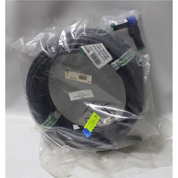 1/2" POLI HOSE AND CONNECTORS 50FT LONG