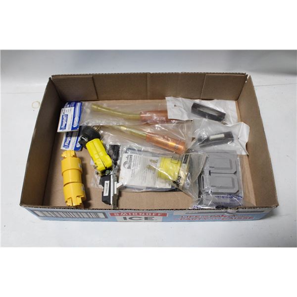 GLOW WORM LIGHTS/DOOR BELLS/EXT CORD PLUGS ETC