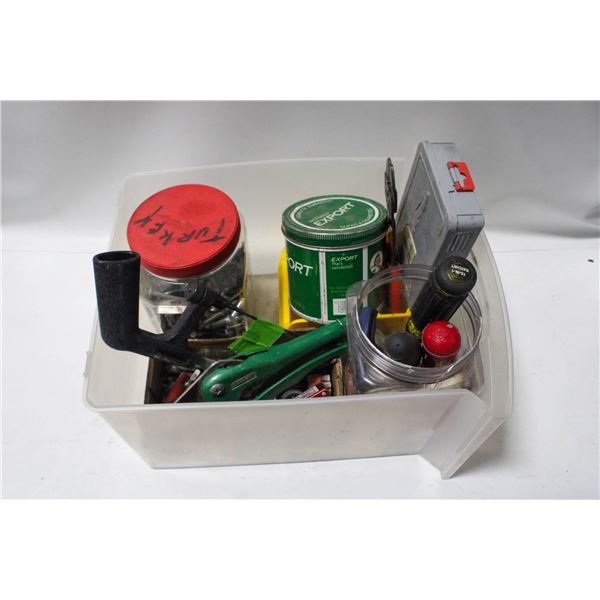 LOT OF HARDWARE AND HAND TOOLS