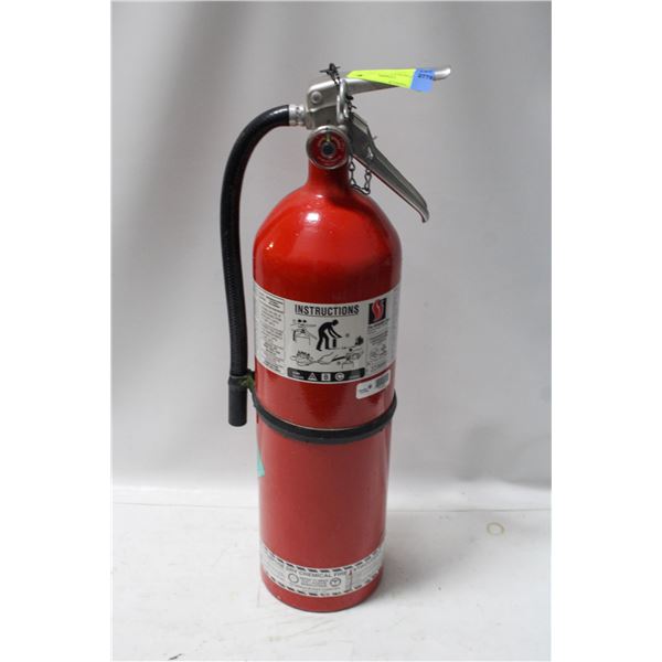 FULLY CHARGED 10 LB FIRE EXTINGUISHER