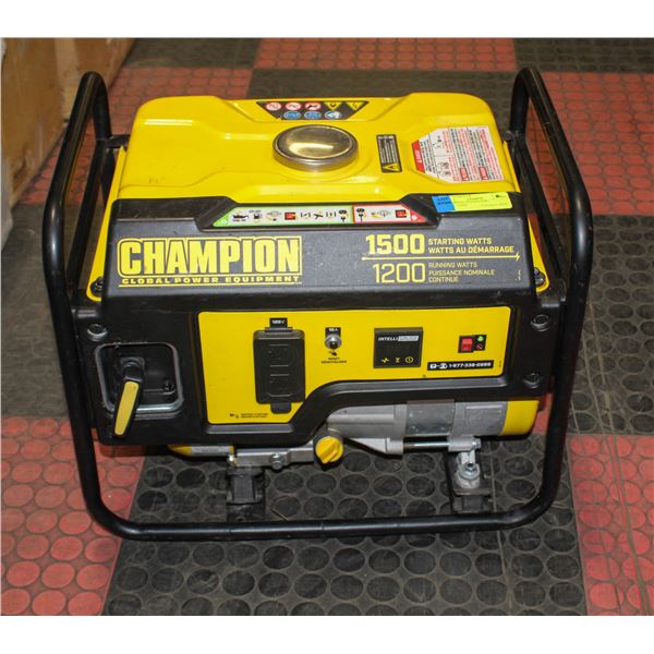 CHAMPION GENERATOR, 1500W/1200W