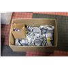 Image 1 : BANKERS BOX WITH MISC ZINC DIECAST ELECTIRCAL