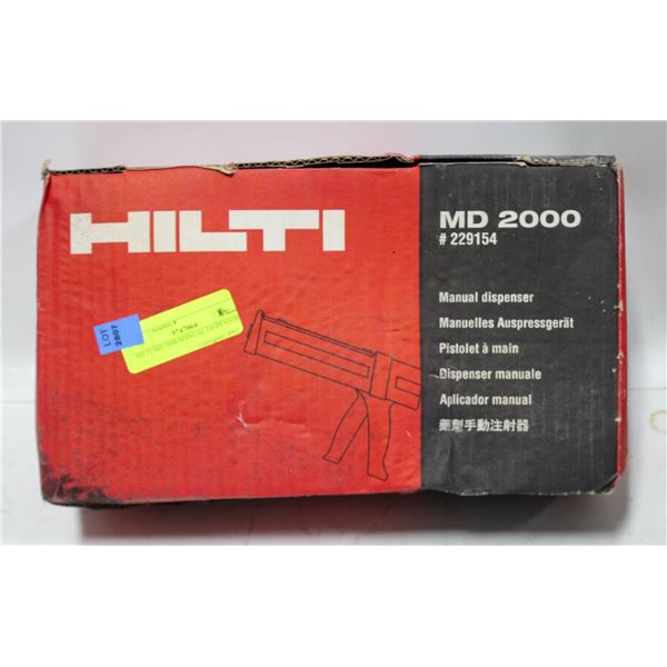 HILTI MD 2000 MANUAL DISPENSER