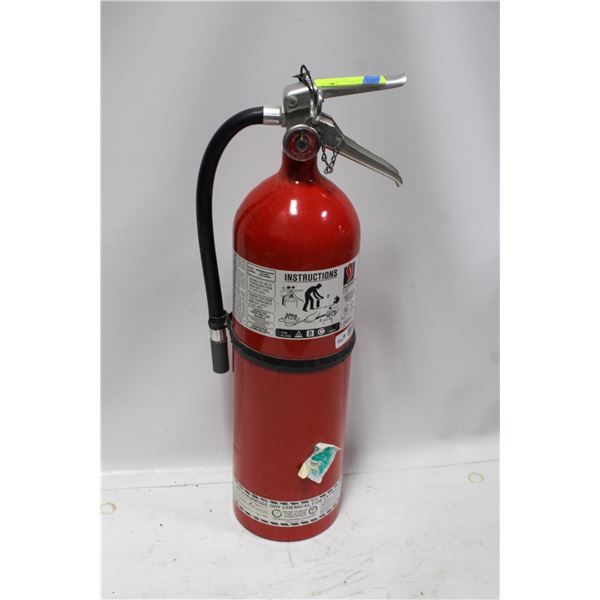 FULLY CHARGED 10 LB FIRE EXTINGUISHER