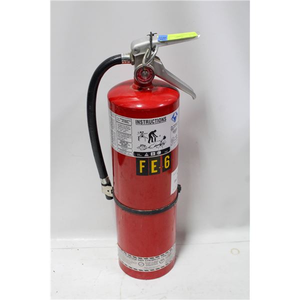 FULLY CHARGED 10 LB FIRE EXTINGUISHER