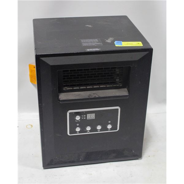 BLACK CABINET STYLE INFRARED HEATER