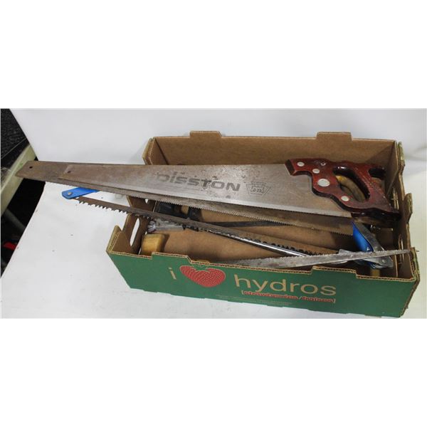 COLLECTION OF MISC SAWS