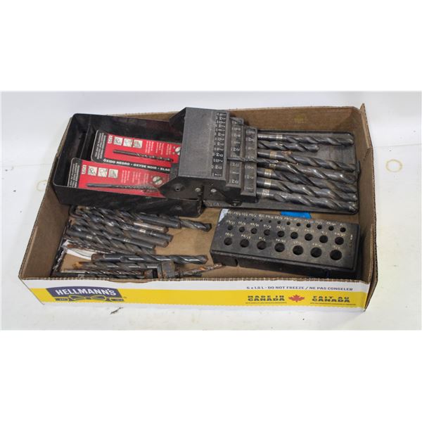 FLAT OF DRILL BITS ETC