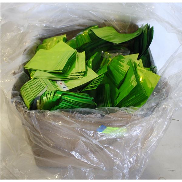 CASE OF GREEN SMALL BAGS