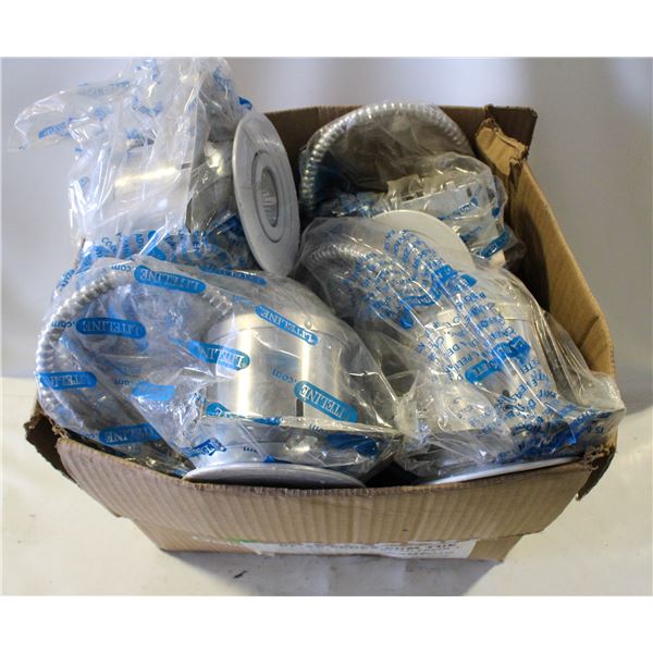6 NEW LIFELINE RECESSED GIMBLE RECESSED LIGHTING