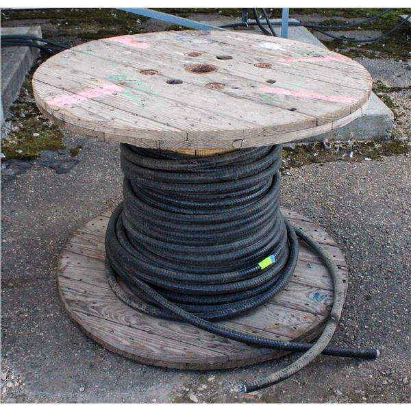 COMMERCIAL SPOOL OF HEAVY DUTY ALUMINUM CABLE
