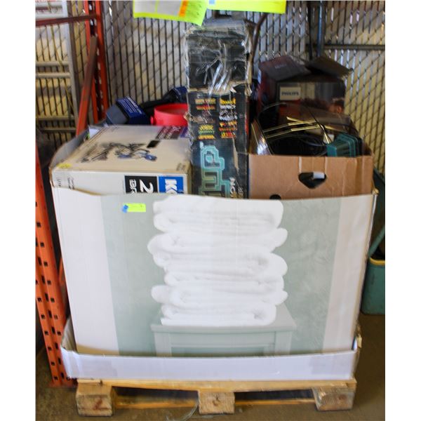 PALLET OF STORE RETURNS AND CLOSURE ITEMS