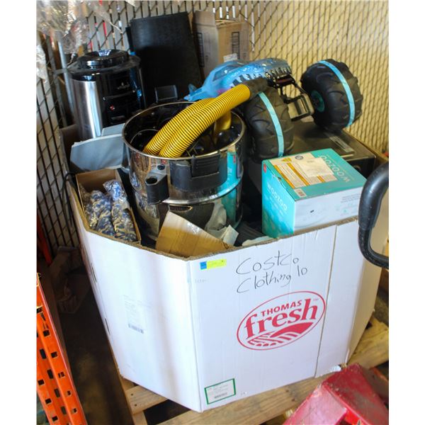 PALLET OF STORE RETURNS AND CLOSURE ITEMS