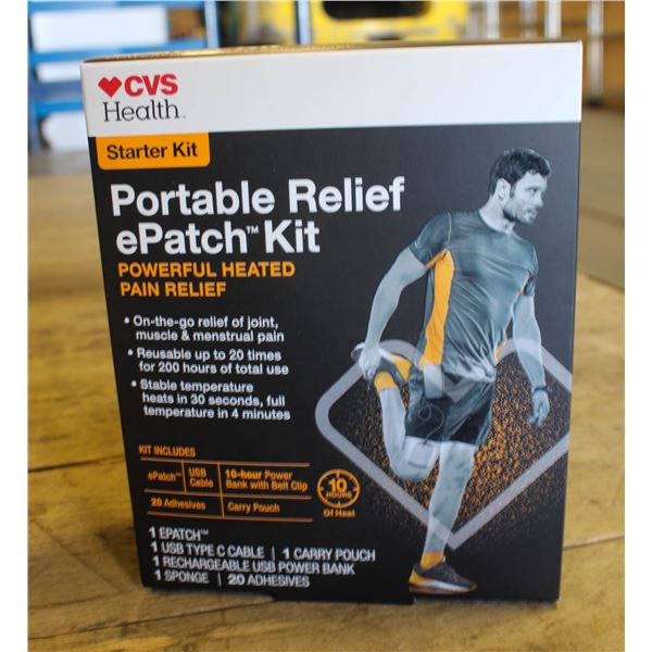 CVS HEALTH STARTER KIT PORTABLE RELIEF EPATCH KIT