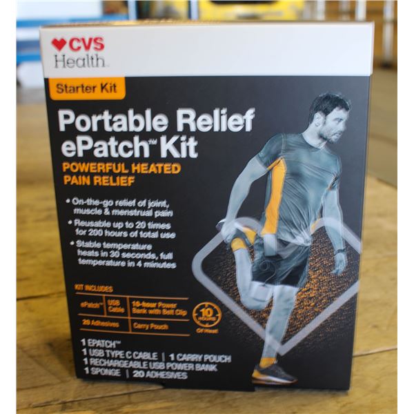 CVS HEALTH STARTER KIT PORTABLE RELIEF EPATCH KIT