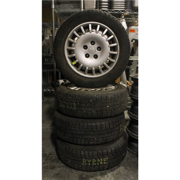 BAILIFF SEIZURE: SET OF 15" STEEL WHEELS 5X110MM
