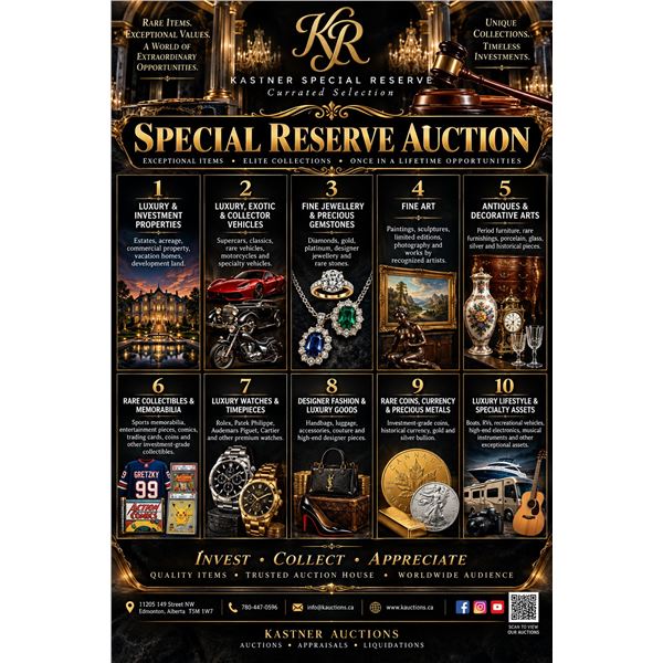 CHECK OUT OUR UPCOMING SPECIAL RESERVE AUCTION