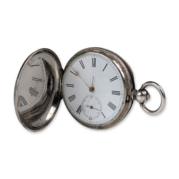 Fine Silver Key-Wind Pocket Watch with Key