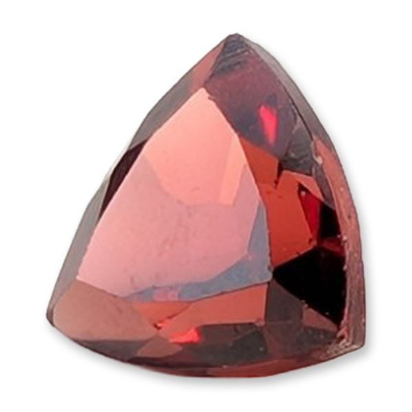 Loose Trillion Cut Red Garnet Gemstone