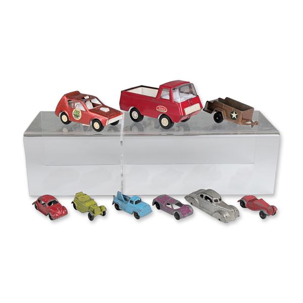 9pc Collection of Tonka and Tootsietoy Die-Cast Vehicles