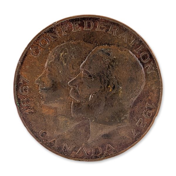 1927 Canada Confederation Diamond Jubilee Bronze Medal