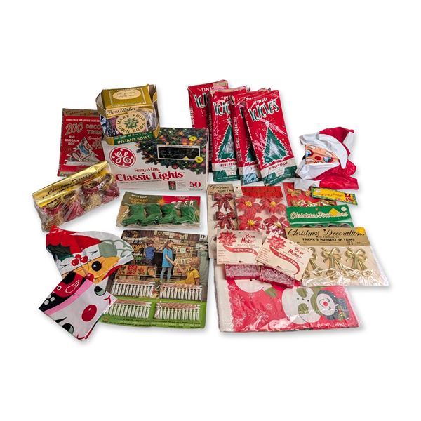 20pc Collection of Mid-Century Christmas Decorations