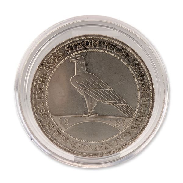 1930-A German 5 Reichsmark Silver Coin