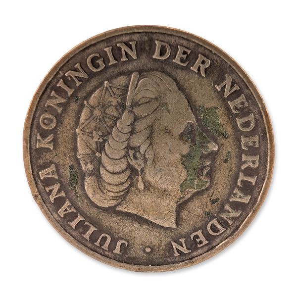 1964 Netherlands Antilles Silver 1 Gulden