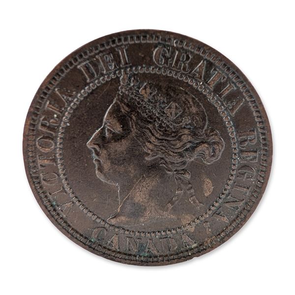 1898-A Canada Victoria Bronze Large One Cent