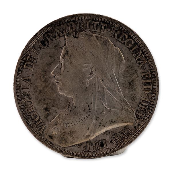 1896 Great Britain One Silver Florin Coin