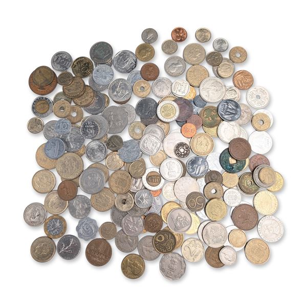Large Lot Collection of Mixed World Circulated Coins