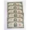 $2 US Notes Series 1963 Red Seal Times The Money