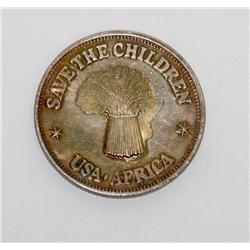 Troy Ounce .999 Fine Silver USA-AFRICA Coin