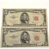 Image 2 : $5 US Note  Red Seal Times The Money