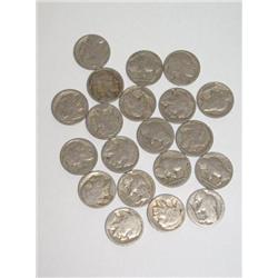 20 Buffalo nickels