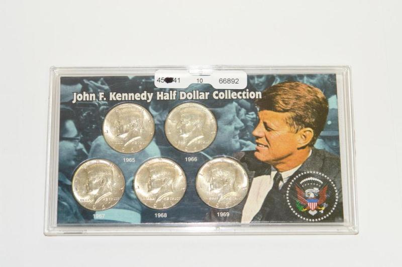 John F. Kennedy Half Dollar Collection 1965 1969