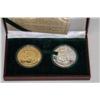 Image 1 : Commemorative Chinese Coins Yellow & White in Box