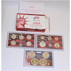 2008 Silver Proof Set State Quarters