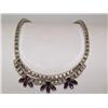 Image 2 : Rhinestone / Amethyst Necklace